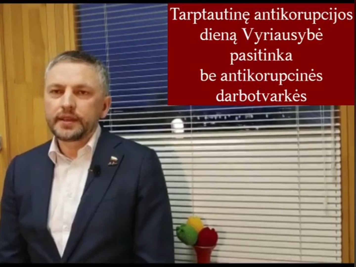 Antikorupcijos diena be antikorupcinės darbotvarkės (video)